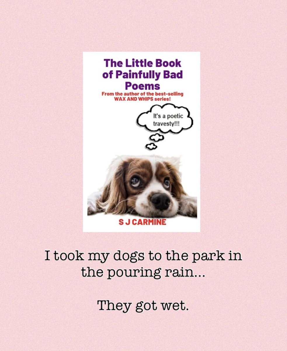 I am The Pound Shop Poet 😂 The Little Book Of Painfully Bad Poems is available from Amazon. amzn.to/3xCNuA7