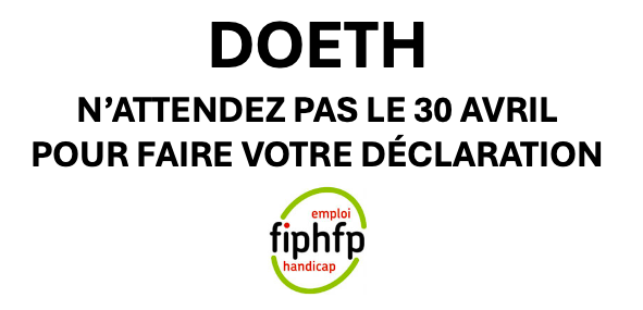 FIPHFP's tweet photo. ⚠️#DOETH J-15 ! Il ne vous reste plus que 15 jours pour faire votre Déclaration d'Obligation d'Emploi de Travailleur Handicapé.
Toutes les infos pratiques pour faciliter vos démarches : https://t.co/MWbpvgC9bt https://t.co/WMam4oyknf