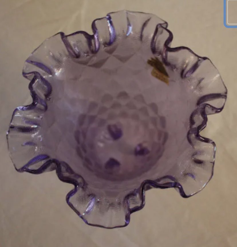 emmasattic98's tweet photo. Vintage Fenton Wisteria Threaded Diamond-Optic Footed Vase 8455 WT by EmmasAtticTreasures https://t.co/OOPE3Gq67Y via @Etsy #Fenton #Wisteria #Glass #Vase #Footed #Décor #ThreadedDiamondOptic https://t.co/PahgkSm9Mt