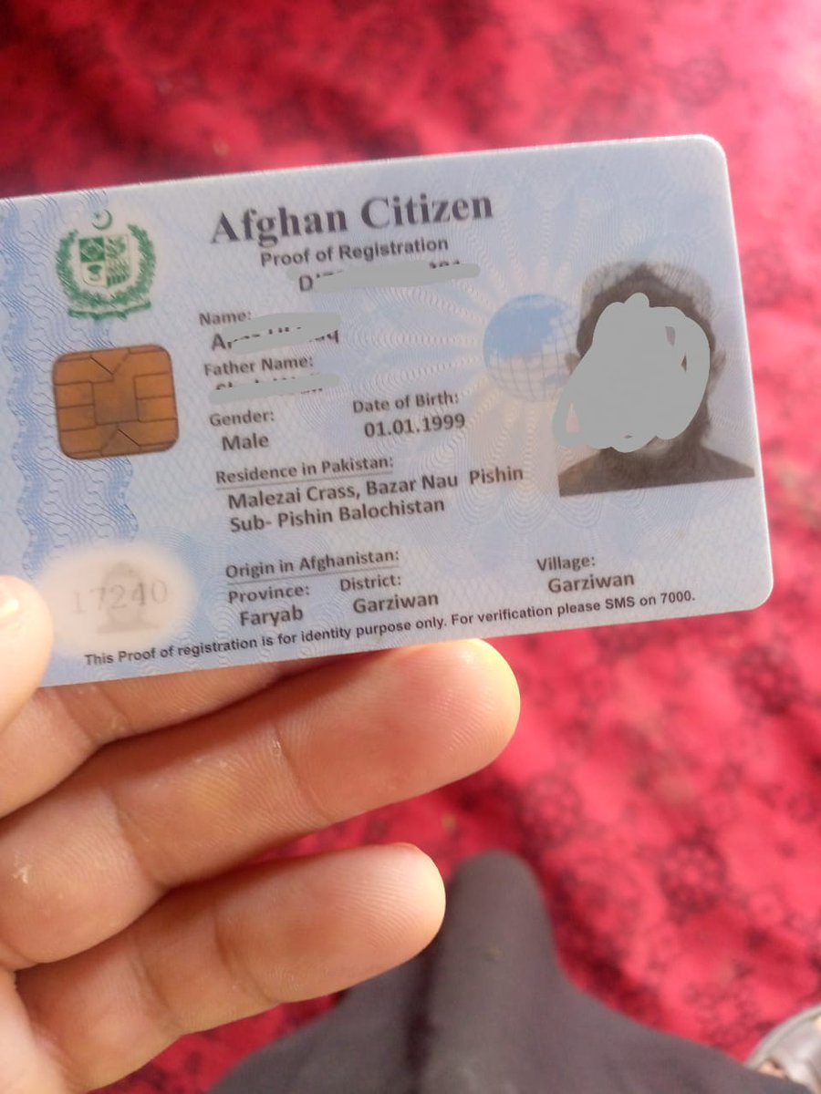 Reports from Pishin : Police and other government officials are announcing in Malezai Crass, Bazar Nau, Pishin, that POR card holders should voluntarily leave the village before 8:00 am tomorrow. Otherwise,they will be forcibly deported @UNHCRPakistan @Refugees #StopDeportations