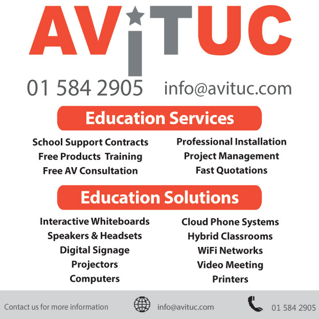 For all your Education AV and IT needs, we have you covered at Avituc.

Contact us today on 01 584 2905

#IrishEducation #IrishSchools #EducationAV #EducationIT #EducationServices #EducationSolutions