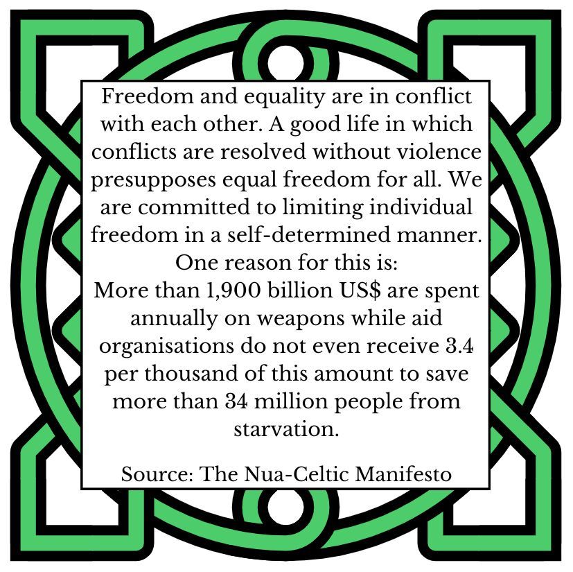 This is your personal invitation to discuss the draft of the Nua-Celtic Manifesto with me on zotum.net/profile/ncm.
We need #degrowth, a #DonutEconomy and #SystemChange to #Conviviality in a #CaringEconomy of #Partnerism within #planetboundaries 🙏
1/2