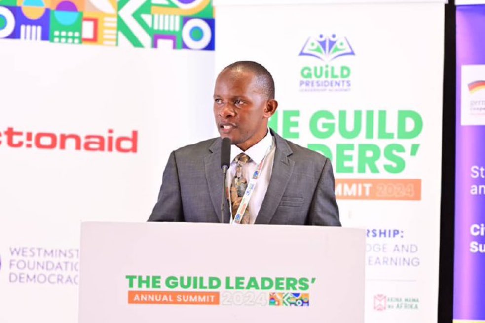 'We have set the pace! The academy, Summit and many other initiatives shall train & build capacity of Guild leaders to take on Statesmanship mantle to steer #EAC forward & beyond - Masesa (@masdemian) ED @GPLAcademy #TrustECUg #GuildLeadersSummit2024