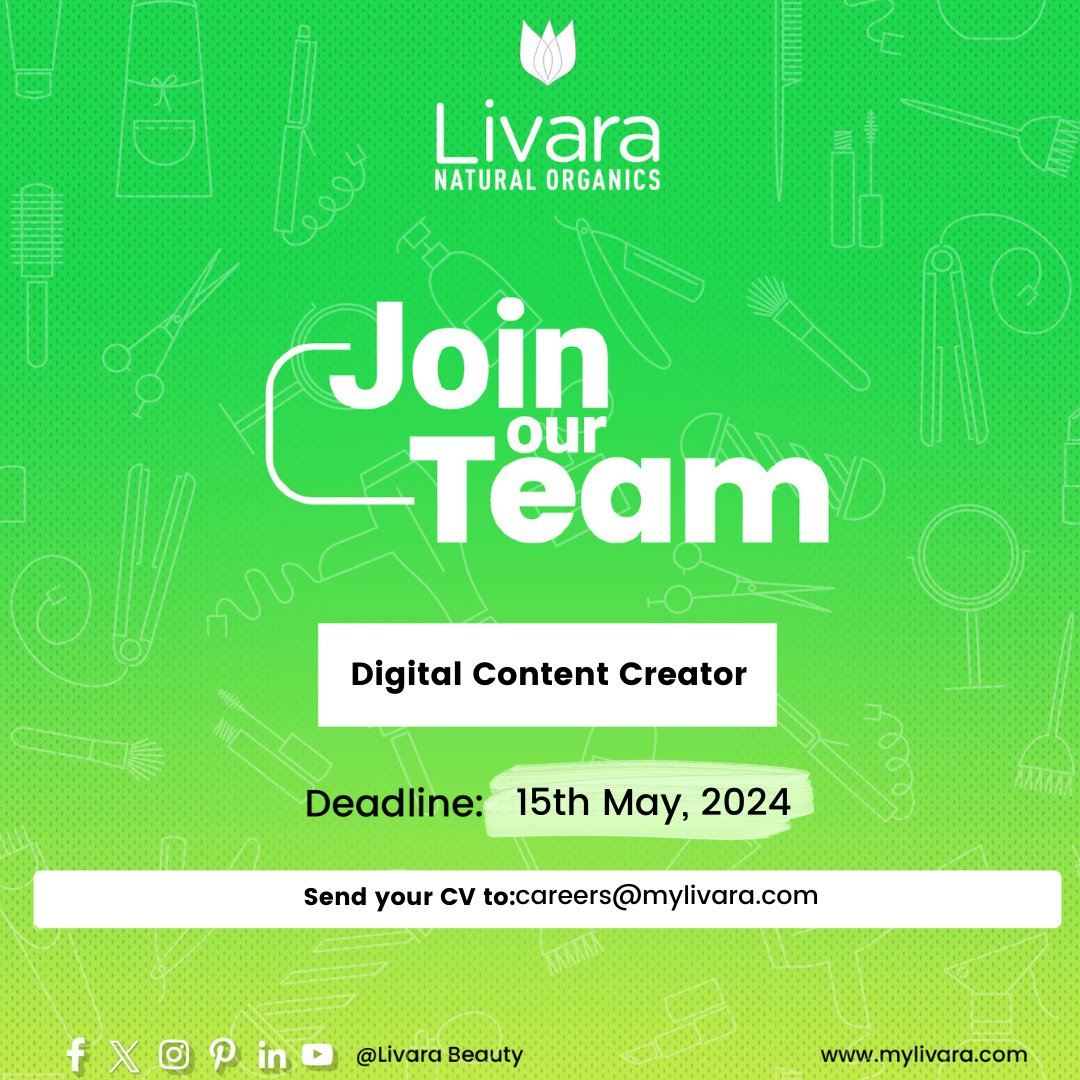 We are growing at Livara and we are looking for experienced and passionate people to join our team. If you are the one or know someone within your circles who is capable, please do not hesitate to let them apply for the role.