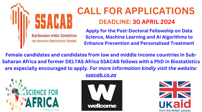 The #DELTASAfricaSSACABII Consortium is inviting applications for a Post-Doctoral Fellowship. See more details on the website: ssacab.co.za/Fellowships/Op…