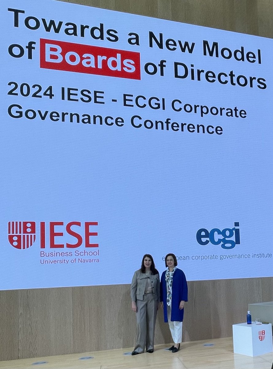 With my IESE Business School colleague Marta Elvira talking about developing and assessing CEOs