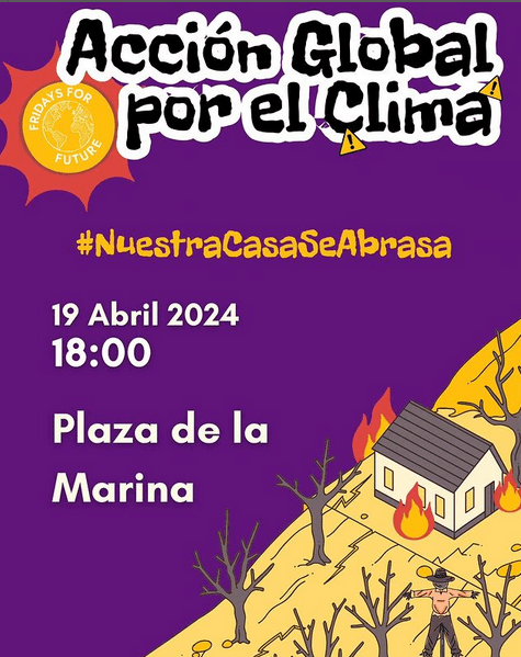 ACCIÓN GLOBAL POR EL CLIMA. Málaga se une a la convocatoria para pedir justicia social con una concentración en plaza La Marina a las 18:00 con posterior encuentro y picoteo en @LaCasaInvisible @FridayForMalaga #Malaga #NuestraCasaSeAbrasa
sumarparamultiplicar.es/events/15767-f…