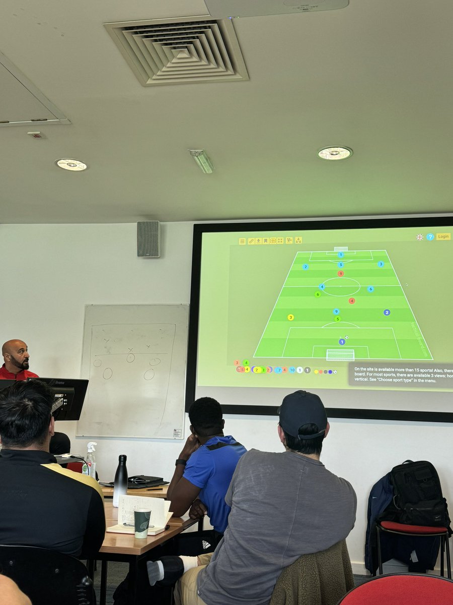 Carl_Hunt7's tweet photo. Another great weekend of learning on the UEFA C , module 3.
Big thanks to @skhechini and @TheCoachesNet for sharing the knowledge โฝ๏ธ๐
#uefaC #UEFA #football #footballcourse #FA #englandlearning #footballknowledge #development https://t.co/BHmZsJDdzx