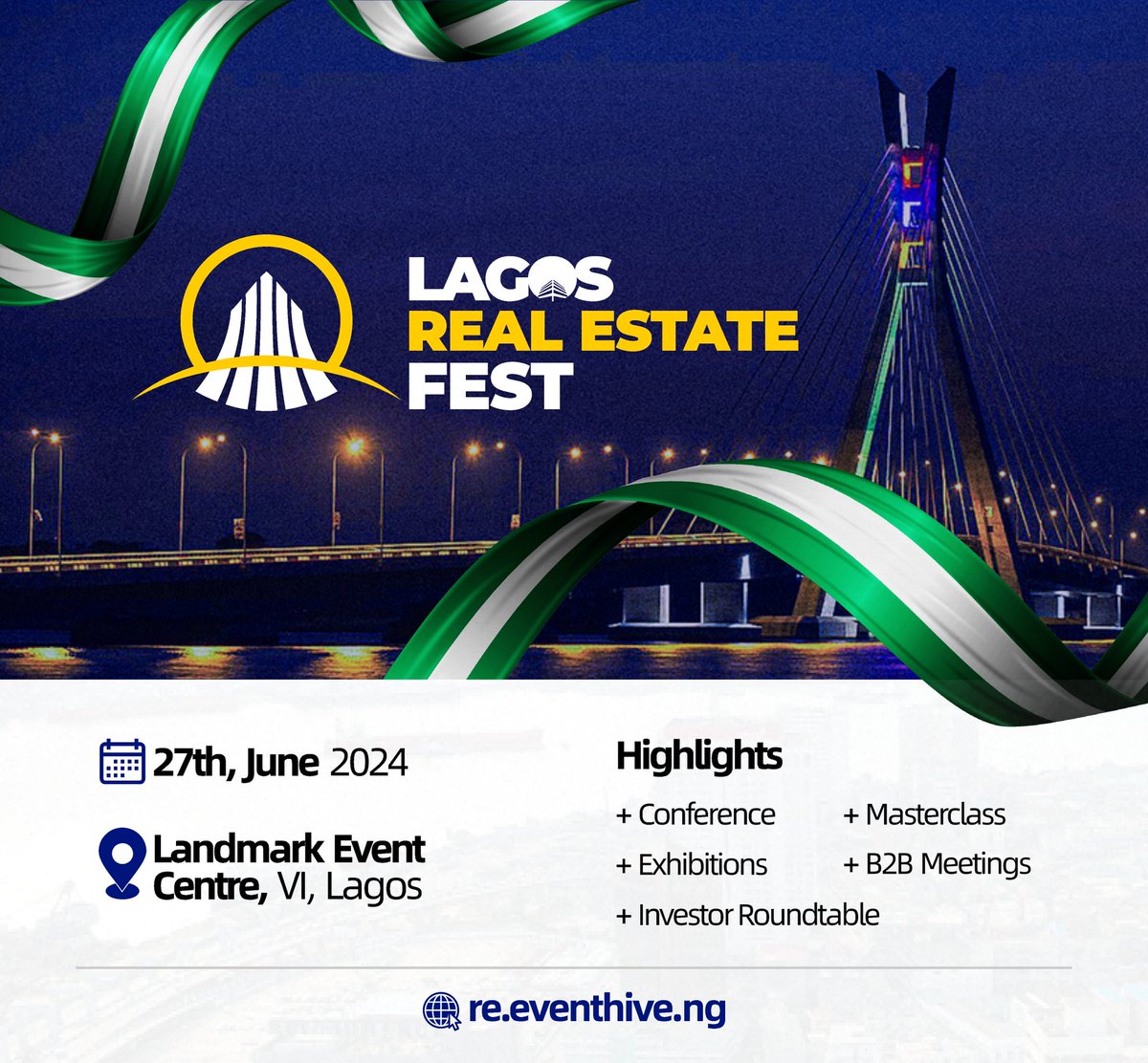 afrireseries's tweet photo. Nigerian Real Estate Market is projected to grow by 7.52% from 2024-2028. As this sector continues to evolve, it is very crucial to stay informed about industry trends. 

Be part of Nigerias leading gathering of Real Estate Stakeholders, through Conference, https://t.co/AY7MH4bqRx
