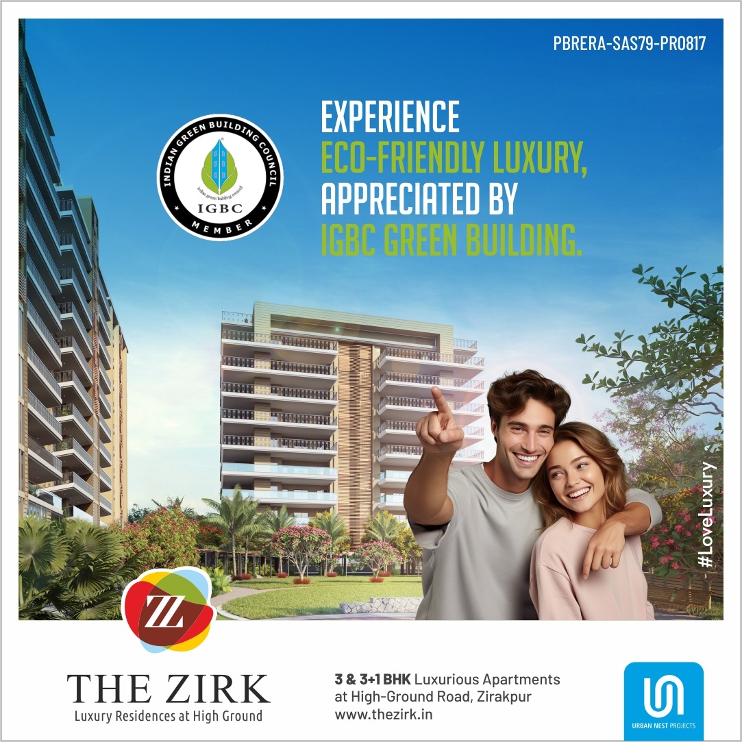 Embrace #ecoluxury at #THEZIRK, honored with #IGBC #GreenBuilding #appreciation. Where #greenliving meets opulent #design. Plan a visit to experience and #loveluxury.

👉Book your luxurious living today!
👉Call: 87652-87652
👉thezirk.in

#3bhkflats #3bhkapartments