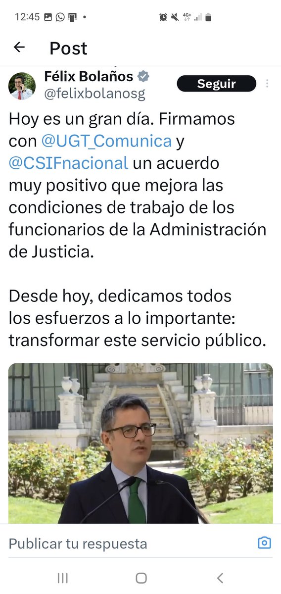Leia19ABY's tweet photo. #RevisaBaremoYA
#dignidadTO ojala pudiera decir que es un gran día para #AbogacíaTO y #ProcuraTO los grandes olvidados de @felixbolanosg y @justiciagob
Garantizamos a través de #JusticiaGratuita q todos los ciudadanos accedan a la tutela judicial
¿Para cuando lo nuestro? https://t.co/yTf4JmYBLE
