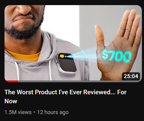 the last time MKBHD faded a piece of hardware so hard was the Saga phone it ended up paying out ten of thousands in airdrops to early adopters maybe i just order one in case they drop a token in the future