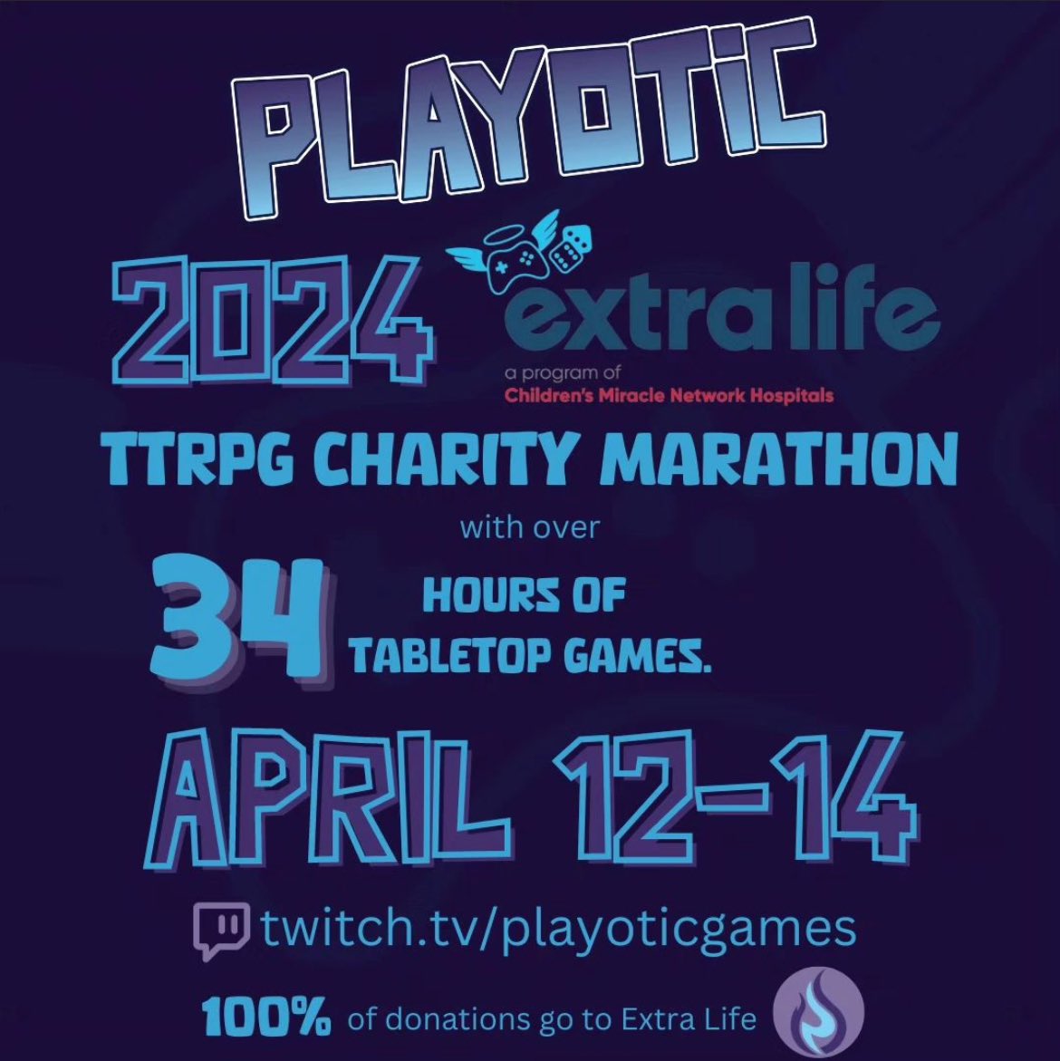 A MASSIVE Congratulations to <a href="/playoticgames/">Playotic Games</a> on their phenomenal fundraiser for <a href="/ExtraLife4Kids/">Extra Life</a> 
Went in with a goal of raising $1,500 and raised $4,000!

Was an honor and privileged to be involved with these amazing creators! Go show them some love because they truly deserve it!