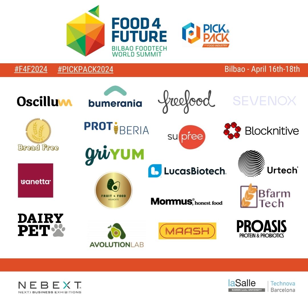 🌱🚀 Join us at the 𝐅𝐨𝐨𝐝𝐓𝐞𝐜𝐡 𝐒𝐭𝐚𝐫𝐭𝐮𝐩 𝐅𝐨𝐫𝐮𝐦! 🚀🌱 Discover 60 innovative startups at the @expofoodtech congress in Bilbao from April 16-18. Explore the latest trends in food and packaging industry. #F4F2024 #PICKPACK2024 #LaSalleTechnova