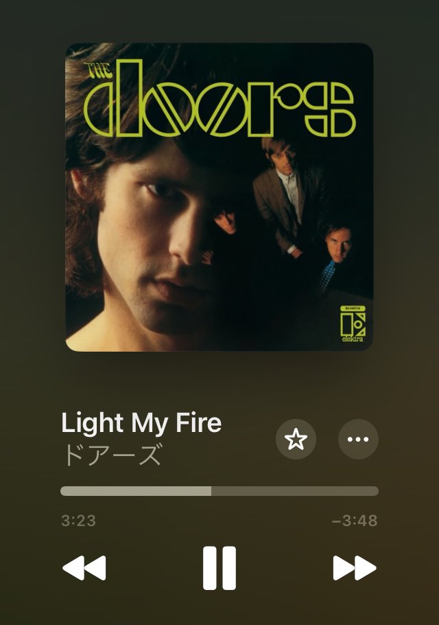 kumaichan901t's tweet photo. オツカレサマデシタン
4月も中旬突入
マジで早い…
#TheDoors
#WhentheMusicsOver
#LightMyFire
#TheEnd
#TheSoftParade
#NowPIaying https://t.co/U9ZkThvtMq