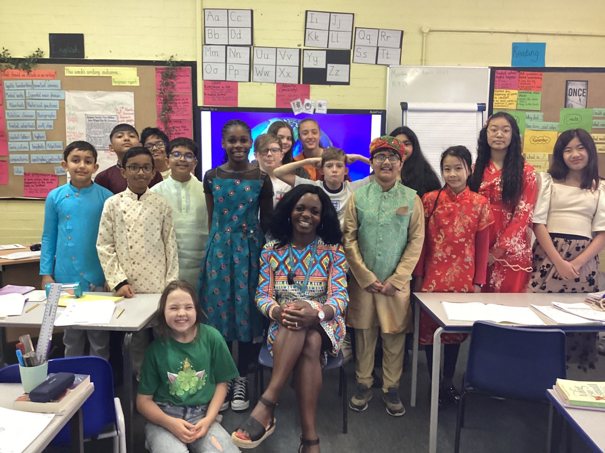 PelhamYear6's tweet photo. To introduce our new topic, You, me and all of us together, Year 6 and Mrs A wore clothing that reflected their culture! #SuperStart #Celebrating&amp;EmbracingCulturalDiversity 🌍🇬🇭🇳🇬🇮🇳🇱🇰🇵🇭🇨🇳🇭🇰🇲🇾🇹🇷🇮🇪🏴󠁧󠁢󠁥󠁮󠁧󠁿 🇬🇧🌍@trustilluminate  @PelhamPrimary_ https://t.co/fTmldEGo7o
