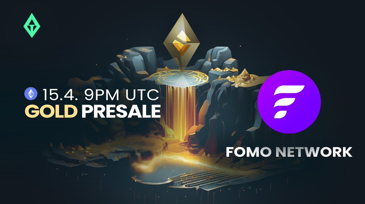 gempad_app's tweet photo. 💎 FOMO NETWORK PRESALE ANNOUNCEMENT 💎

🟡 GOLD SALE 🟡

We're proud to announce the presale for @FOMO_Network.

Their presale is taking place today at 9pm UTC! 🕗

✅ Presale 1 link: https://t.co/6ZkXZcqelQ

✅ Presale 2 link: https://t.co/4bjD9Gt1tB

#ETH #Ethereum #Presale https://t.co/0HRJ38HIAa