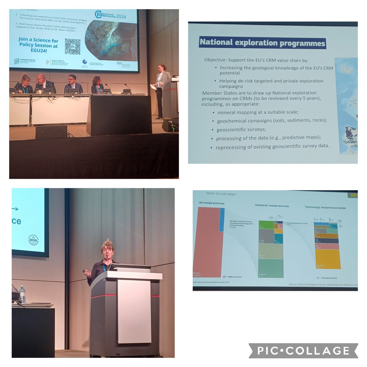 Great session on #CriticalRawMaterials @EuroGeosciences today With @BritGeoSurvey @BRGM_fr @GFZ_Potsdam @EU_Growth Stressing link between research, CRMs and geoscience. Organised by @GeolSurvIE @Dept_ECC