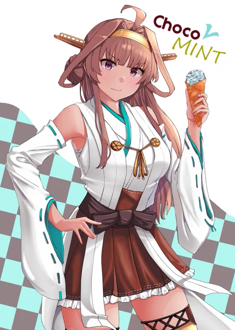 チョコミントアイス販促金剛ちゃん 