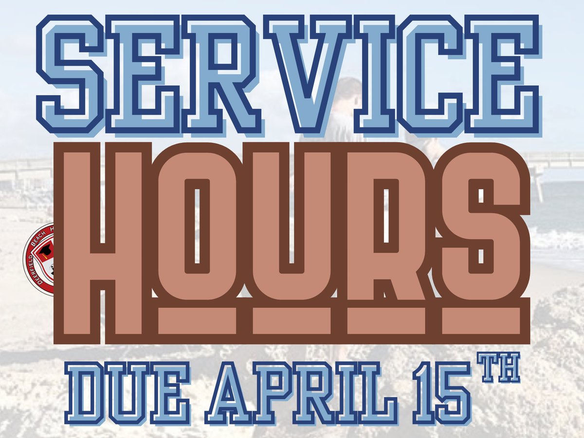 #ClassOf2024 must submit their #ServiceHours to their guidance counselor for them to be processed before the June 4th graduation ceremony. Seniors need a total of 40 hours to satisfy the graduation requirement.