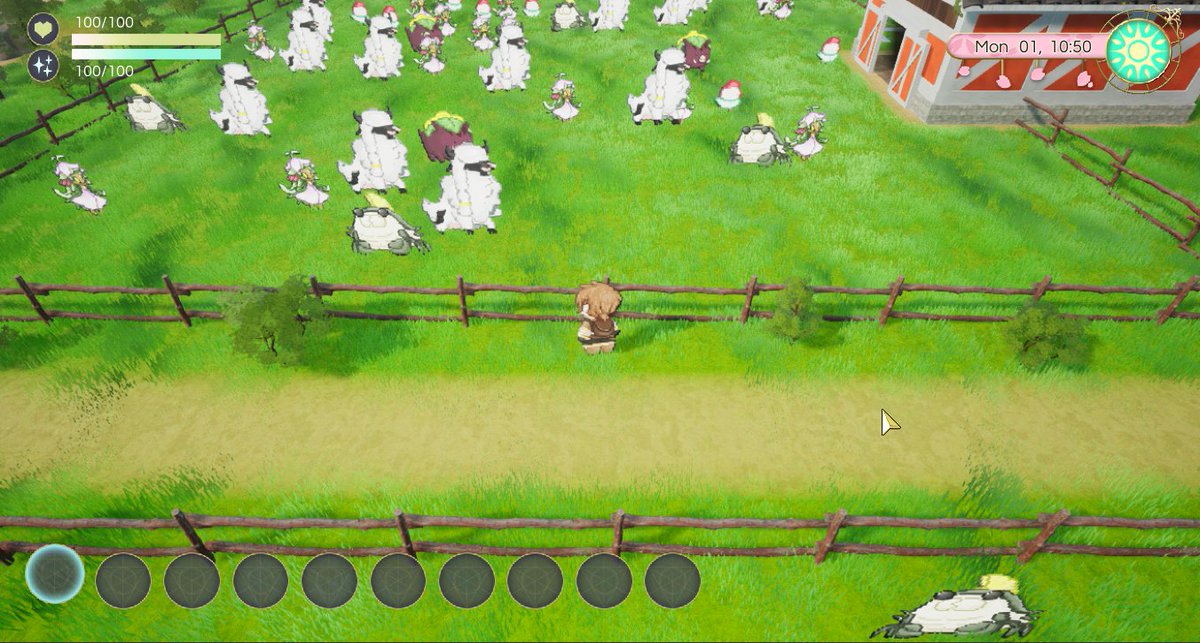 They multiplied when changing levels 🤦

At first it was ok, but when I walked between levels so much this happens 💀 at least this is an easy fix (perhaps)

#gaming #farmingsim #farmsim #rpg #pixelart