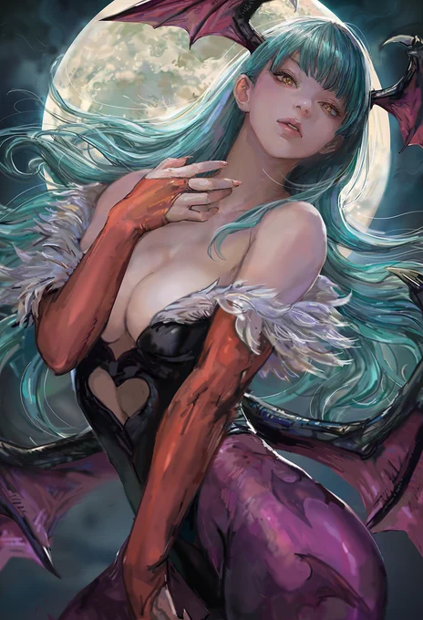 モリガン#Darkstalkers #morrigan 