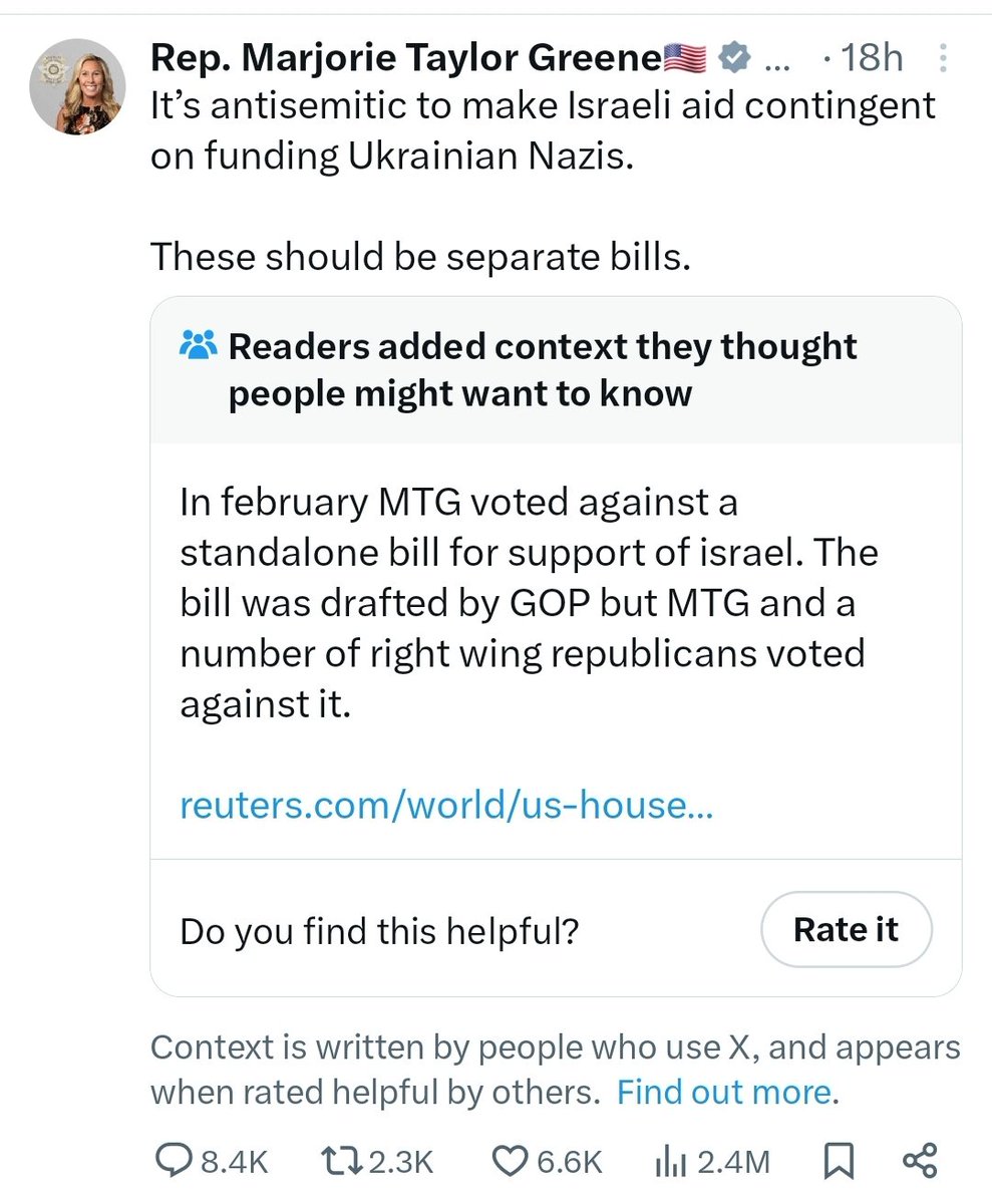 Living in Ukraine 8 years and the only 'nazis' I've ever seen were on Russian propaganda channels. But this American congress creature only sees what her Russian handlers tell her to see. This woman has no business outside the loony bin.