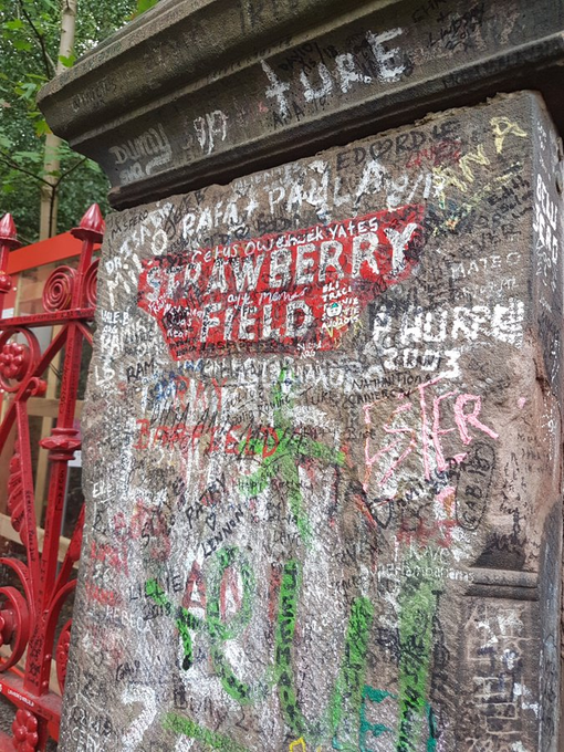 Let me take you down 'Cause I'm going to strawberry fields Nothing is real And nothing to get hung about Strawberry fields forever @strawberryfield #TheBeatles #Beatles #Liverpool strawberryfieldliverpool.com #strawberryfield #GatesOpenforGood @salvationarmyuk