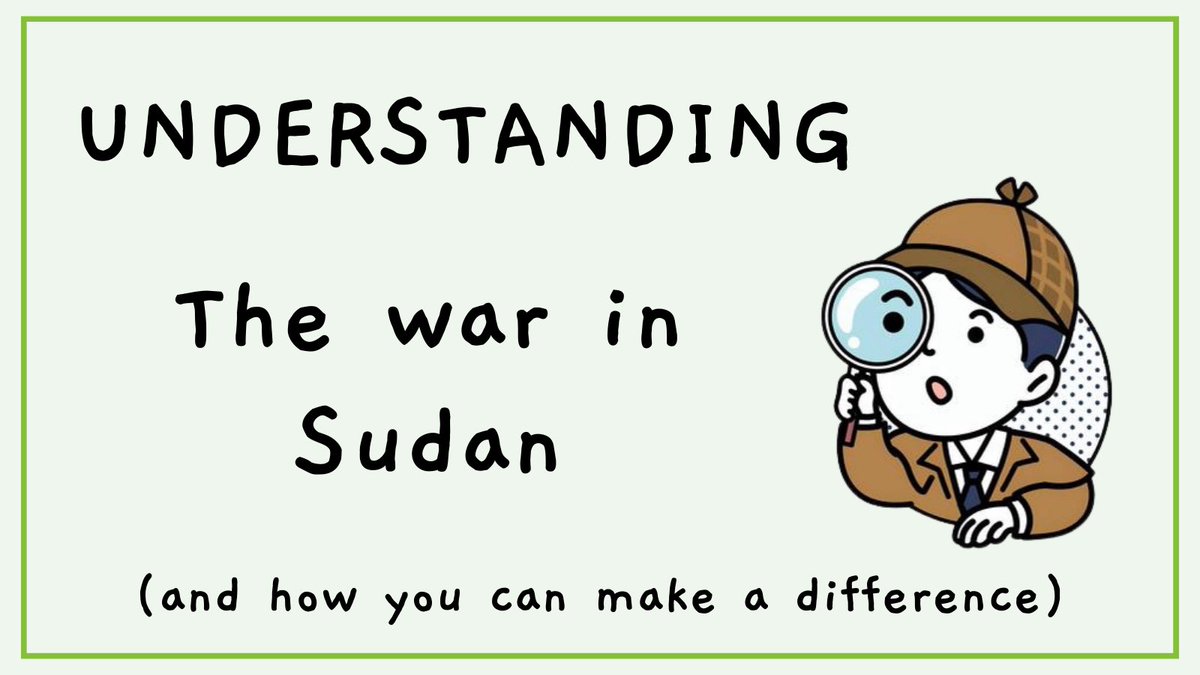 It’s now exactly one whole year of war in Sudan. A year of displacement from homes, separation from loved ones. A whole year of killings, rape, looting and destruction inflicted on Sudan’s people. 🧵A thread || Understanding the war in Sudan.