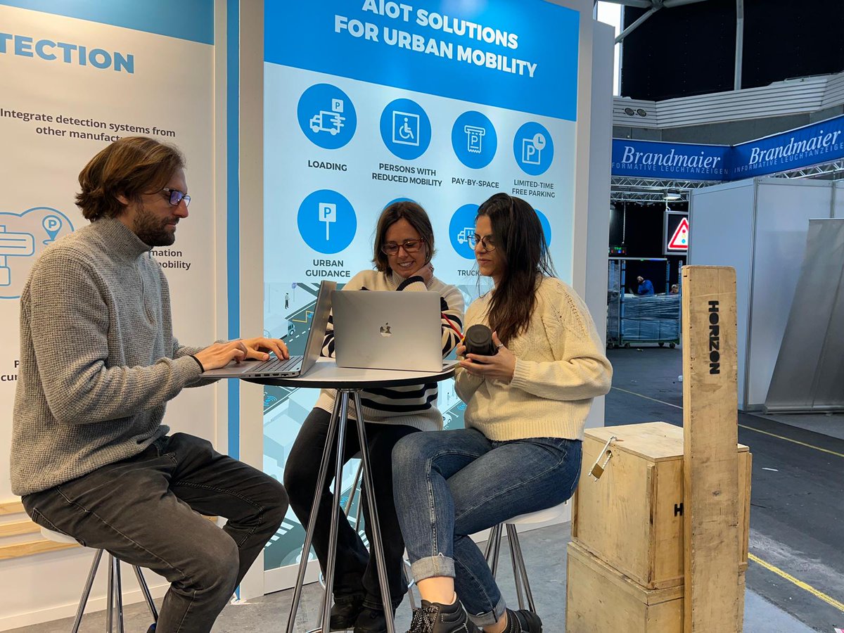 URBIOTICA's tweet photo. Everything ready for @Intertraffic .Excited to open tomorrow! Come visit us at booth 12.611 in hall 12. We'll be waiting for you! 🎪⌛😉 #Intertraffic #Parking #Networking #Smartparking https://t.co/A38whVWDTn
