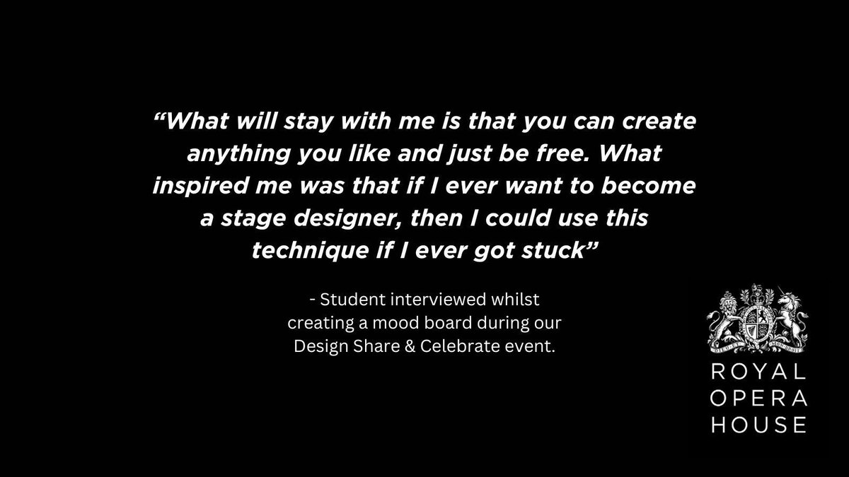 Our hands-on #CreateandDesign programme aims to influence creative problem-solving, develop empathy, build careers understanding & highlight connections between STEM & the arts. Translating stories from page to stage 🌟 Explore our resources here: buff.ly/4aeCh7w