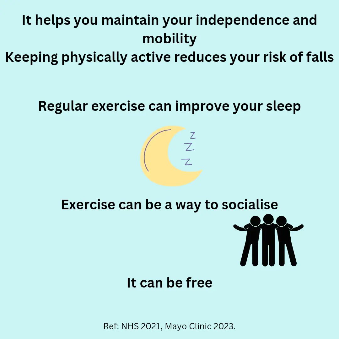 Meeting the exercise guidelines for adults does not have to be done in a gym setting if this is not for you. There are so many types of movement and exercise we can do that benefit our physical and mental health. #exercise #health @nhsfife