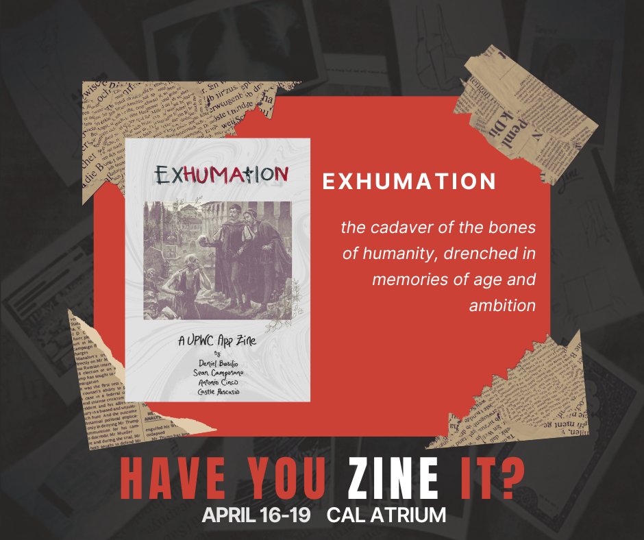 UPWritersClub's tweet image. From religion and ruin, to yearning and fantasizing, be the first to explore these new worlds starting TOMORROW at the CAL Atrium:

#WriteBack
#LITUP2024
#ThisVerseIsOurs
