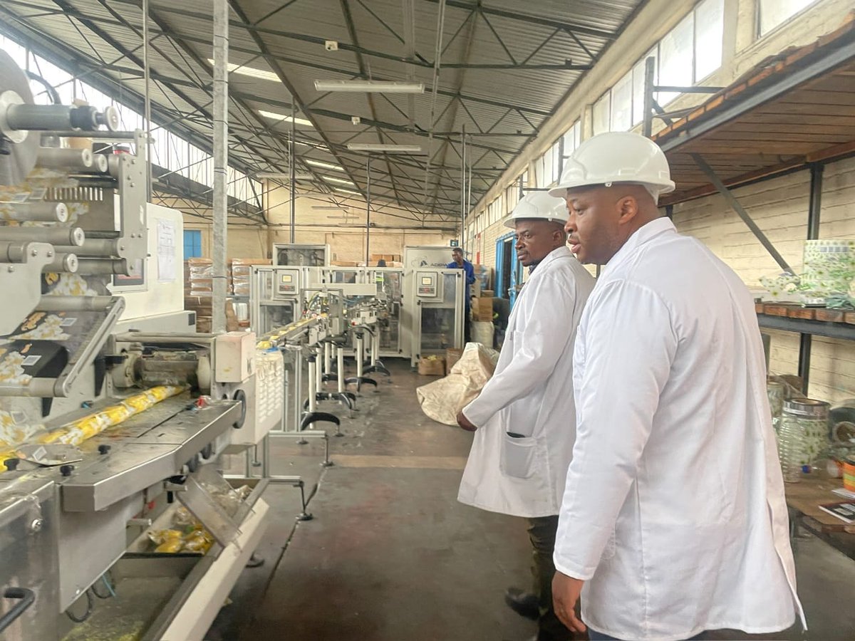 Processed foods is the major contributor to the 271% increase in export of manufactured products in 2024. Last week we visited a Mutare-based processed food company that is now exporting into the region. With our help, they can reach even more export markets. #EnergisingExports