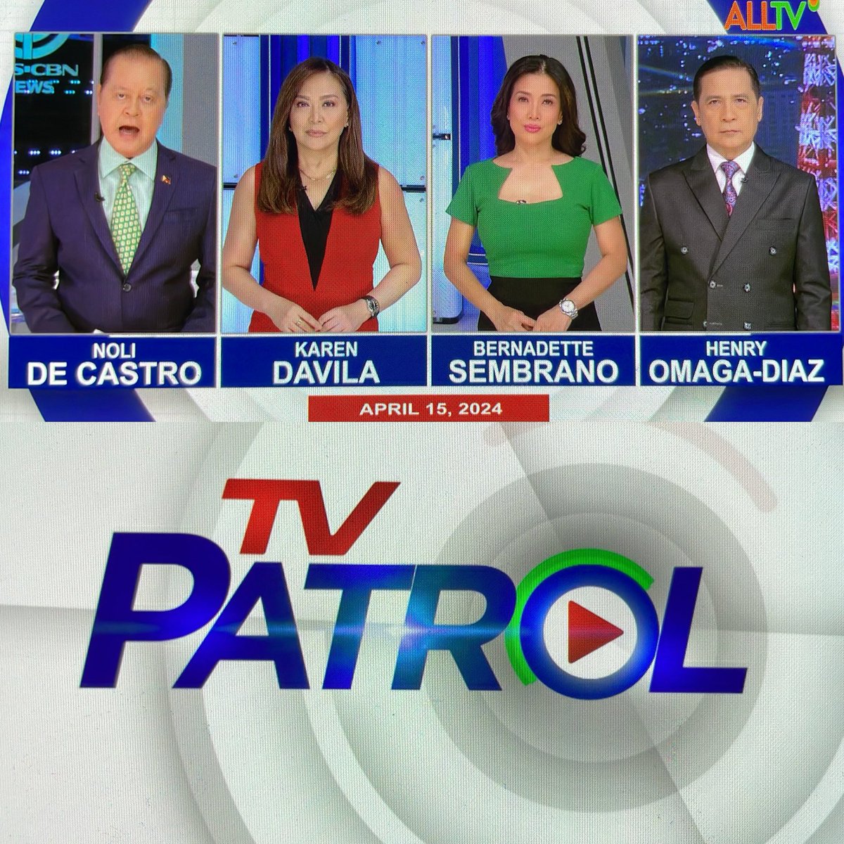 LOOK: TV Patrol is back on Channel 2! ❤️💚💙

The ABS-CBN newscast begins its broadcast on ALLTV, on the frequency previously owned by the network.