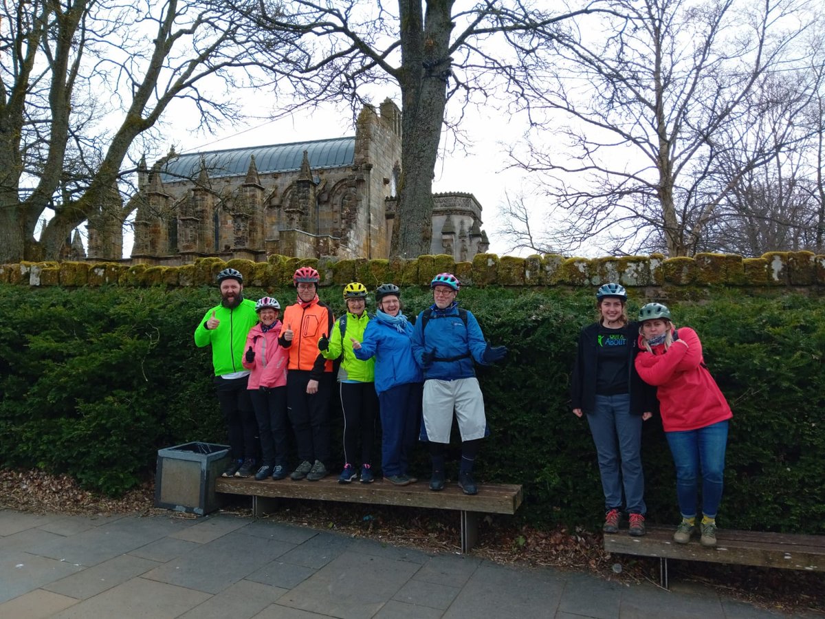 We had so much fun cycling all the way to Roslyn! This 16 mile round trip was a new record for some, and took us through some real gems of Edinburgh's greenspace including Craigmillar Castle Park and Little France Park. We love exploring our local greenspaces and cycle routes.
