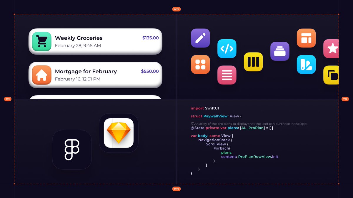 AppLayouts Pro is all you need to supercharge your iOS and macOS app project and launch it in no time at all. With AppLayouts Pro, you can pay once and get access to all of our current and future premium resources forever. 🚀

#swiftuiapp #iosapp