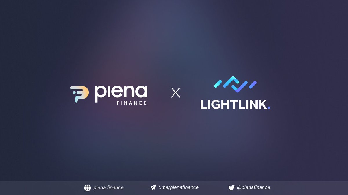Hey there, Plena fam! 🚨 We have some exciting news for you! We're rolling out @LightLinkChain integration today! 🎉 More than just bells and whistles - this integration is about to make your crypto experience slicker & more intuitive Time to level up! 🎮 📈 Learn more 👇
