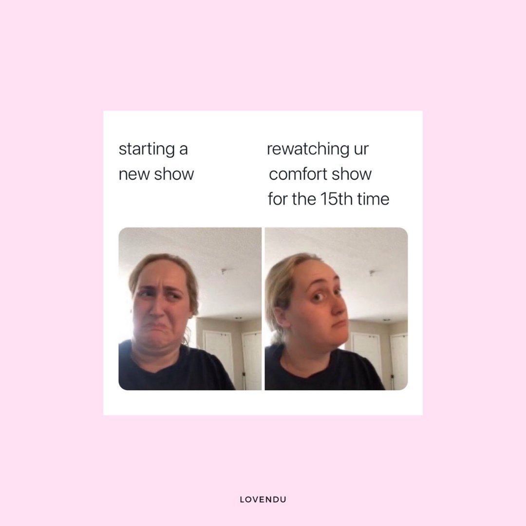 lovendu_'s tweet photo. THIS IS ME😅 I will rewatch the same shows over and over again! But research has suggested that people who struggle with anxiety will do this, because they like knowing how things will end! Does anybody else do this? 👀 https://t.co/pBAMxUM92l