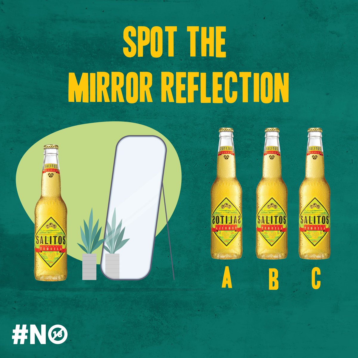 In a winning mood? 🏆Spot the correct SALITOS mirror reflection and stand a chance to WIN a case. 💃Going once... Like this post and make sure you're following our page. Tag three friends to join in on the fun. The winner will be announced on 19 April. #SALITOSRepublic