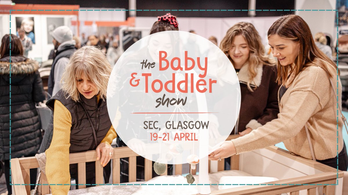 ⏰ Here are your event times* for The Baby & Toddler Show on 19-21 April at the SEC! Fri 19th 1000: Event Starts 1600: Event Finishes Sat 20th & Sun 21st 1000: Event Starts 1700: Event Finishes *times subject to change More info ➡️ bit.ly/3Uf0vsi
