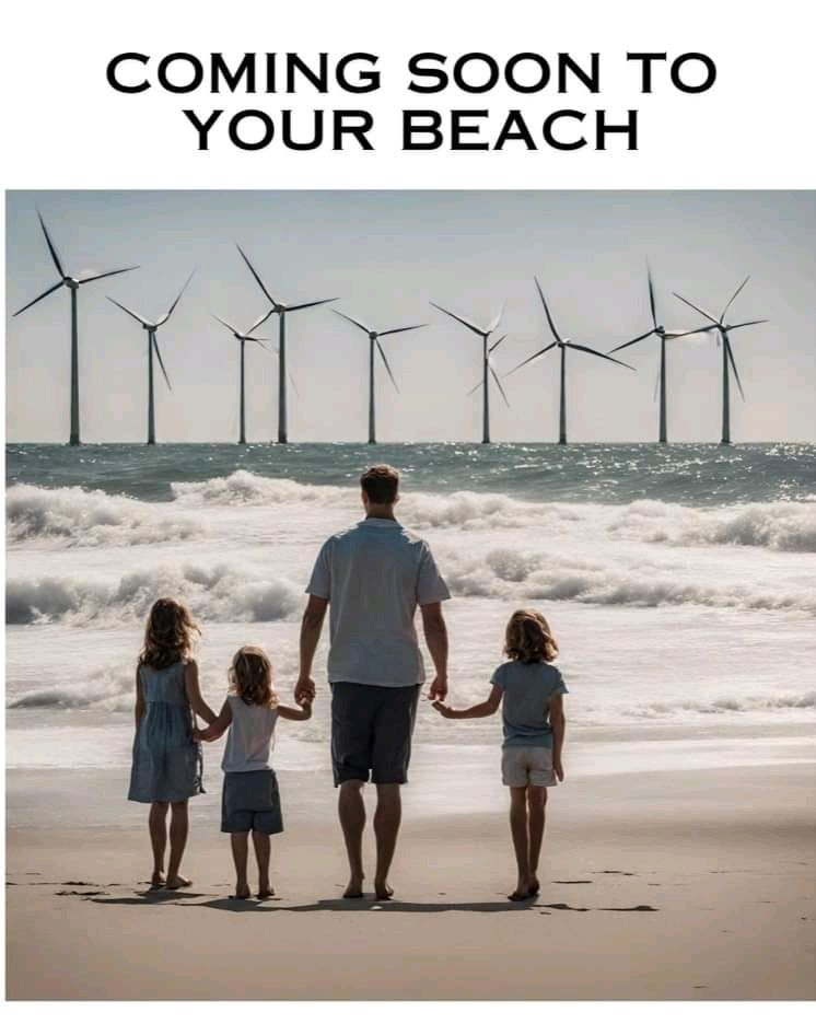 These 157, 1043ft turbines are planned due East of LBI. Orginally we were told turbines would be 8.7 miles offshore, now its 8.4 miles. No other wind project in the entire country will be as large and as close in proximity to the shore. Write your legislature immediately.