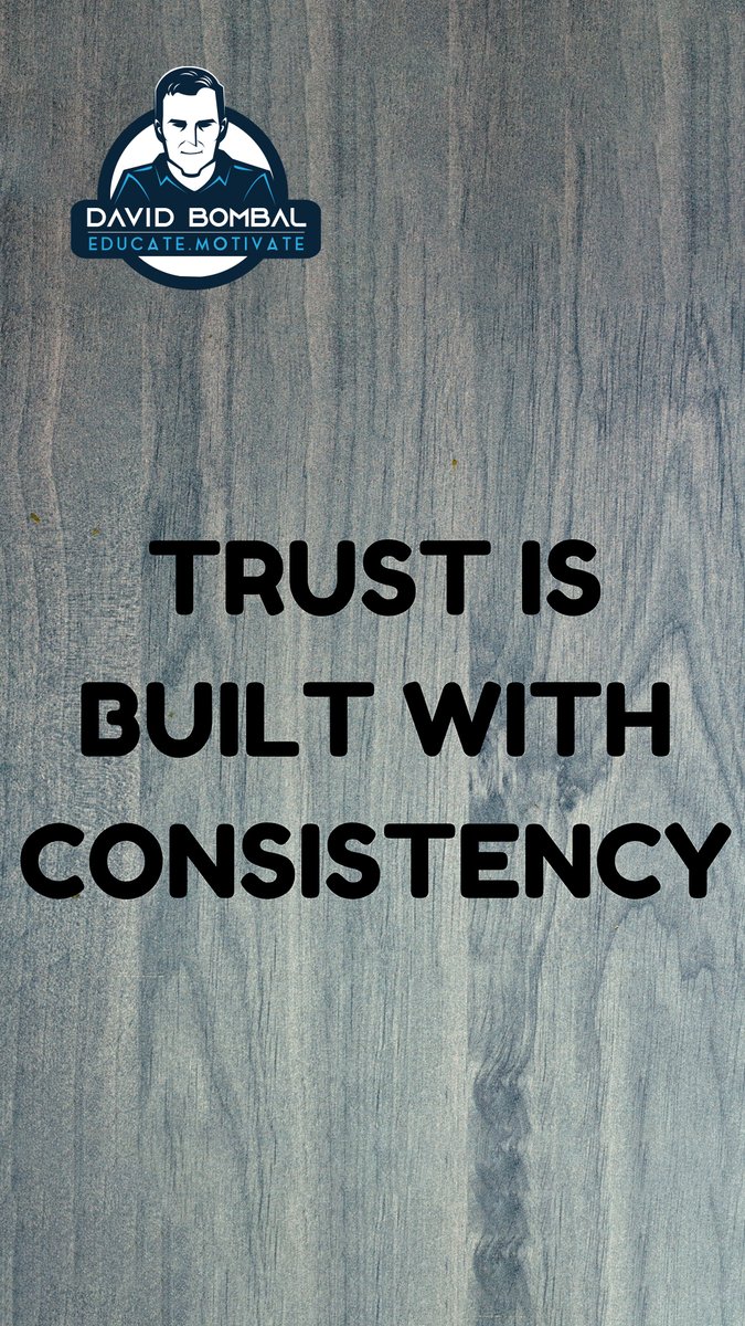 Trust is built with consistency. #DailyMotivation #inspiration #motivation #bestadvice #lifelessons #changeyourmindset