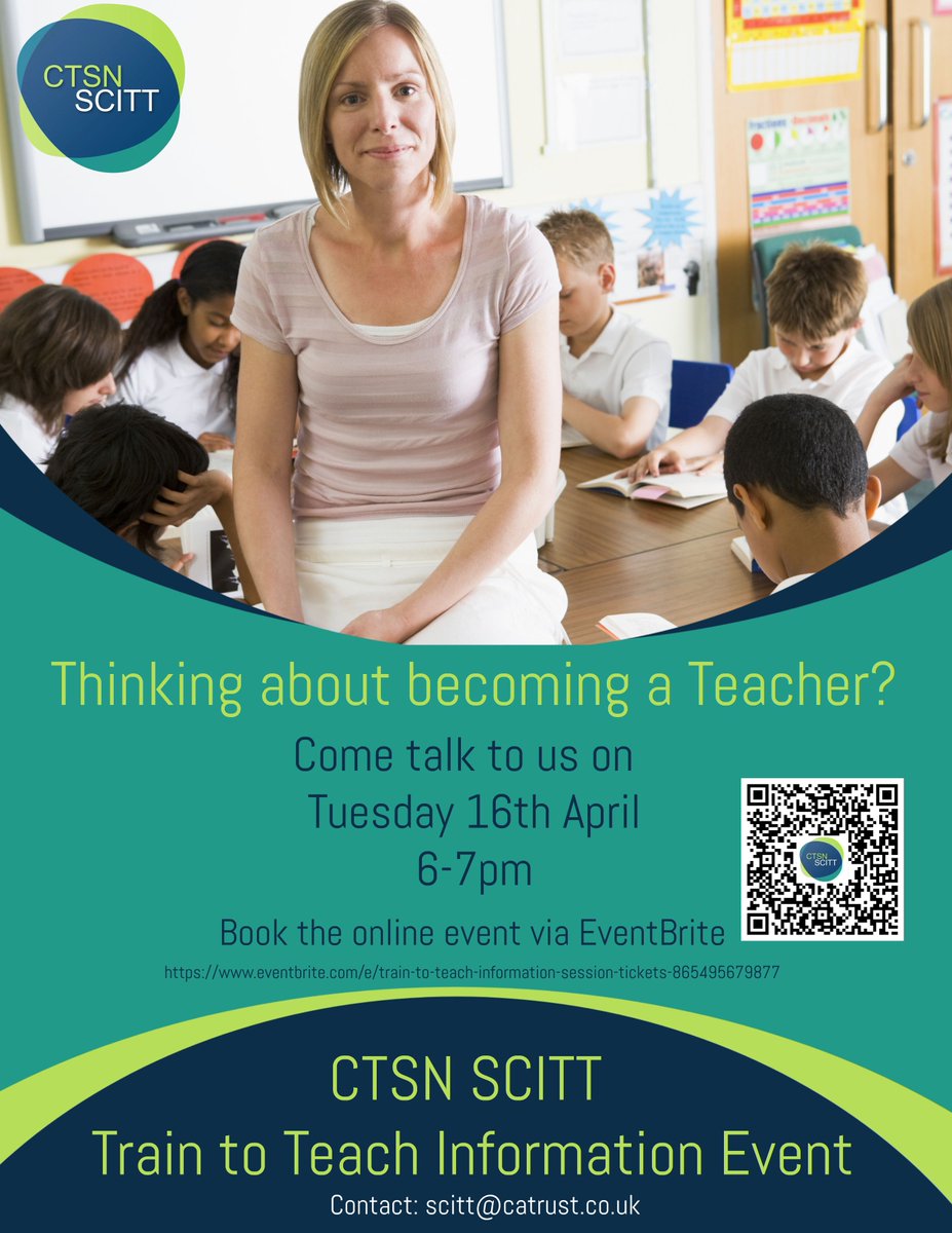 Join us to find out more about training to teach. #getintoteaching #traintoteach #scitt #careersinteaching