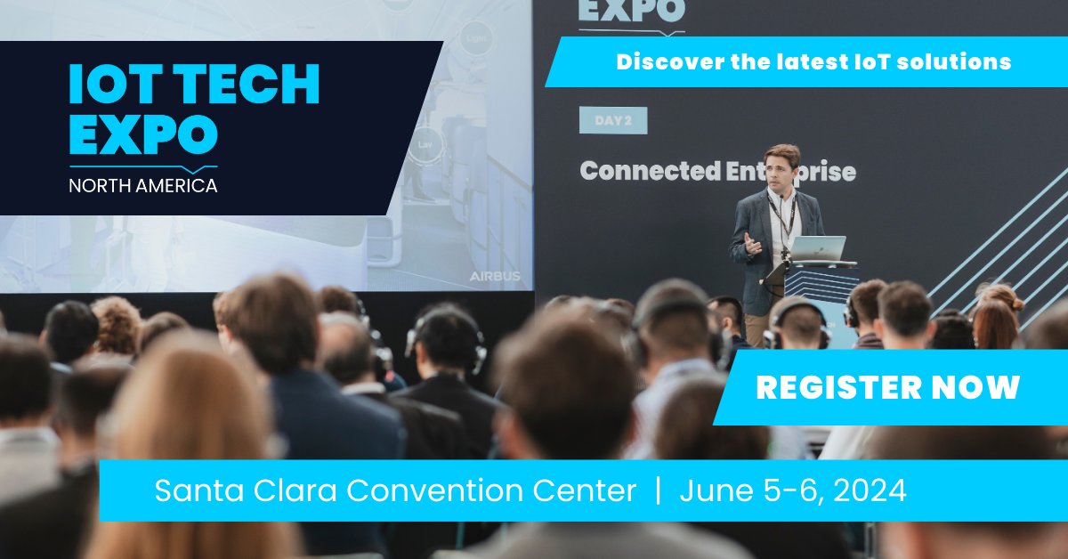 🌟 Explore the Future of IoT at IoT Tech Expo North America 2024! 🌟 Join us on June 5-6 at Santa Clara Convention Center, California for deep insights into Intelligent IoT Solutions, Industry 4.0, and more. Don't miss out! Tickets available: iottechexpo.com/northamerica/
