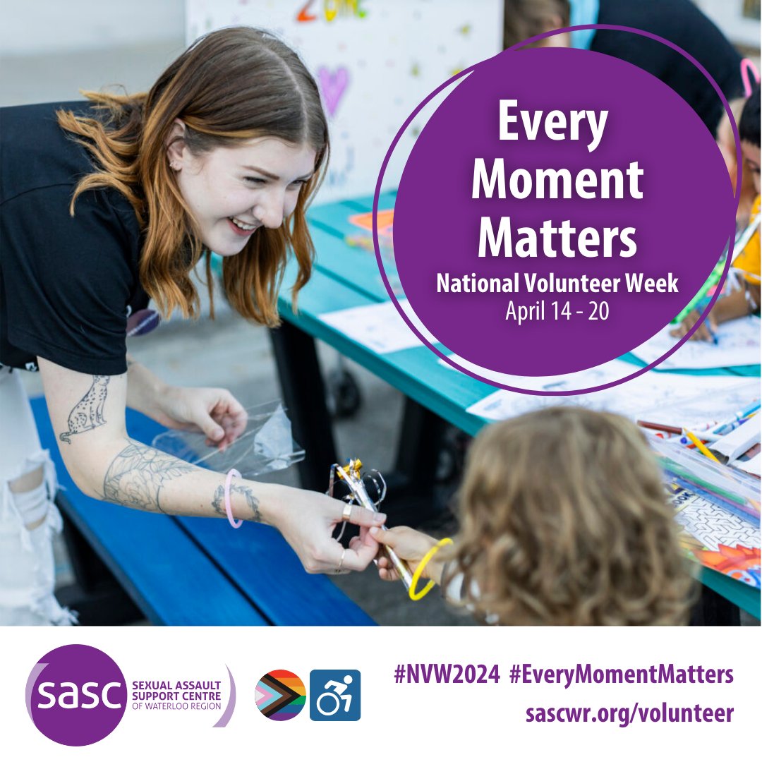 🌟 Join us in celebrating National Volunteer Week! This year's theme 'Every Moment Matters' resonates deeply with our work; our volunteers make so much possible here at SASC! 💙 Interested in volunteering? Visit sascwr.org/volunteer #NVW2024 #EveryMomentMatters