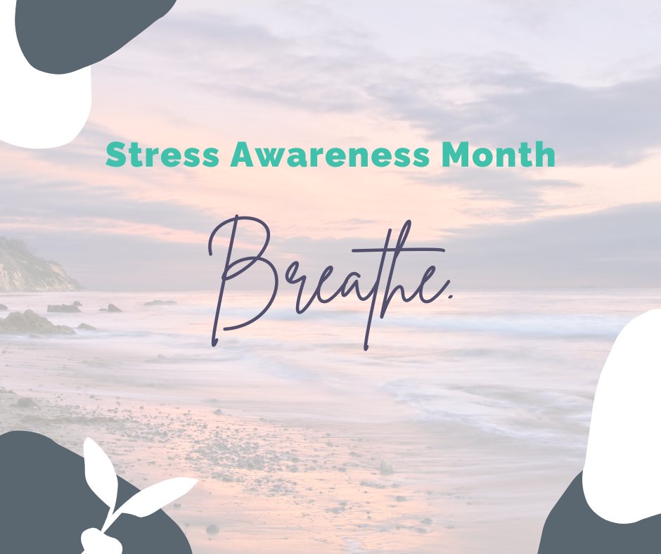 April is #StressAwarenessMonth. 💚 Sometimes when we are feeling overwhelmed, the best thing we can do is reconnect with our breath. Focusing on our breathing can help put us back in the present moment and reduce those feelings of stress. #StressAwareness #Breathing