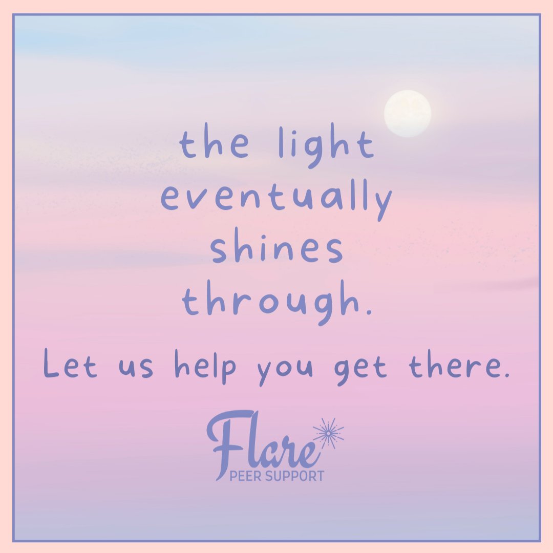 FlareCares's tweet photo. At Flare, we're here to guide you towards that light, every step of the way. Let us help you navigate through the shadows and emerge stronger. You're never alone on this journey.
-
#FlarePeerSupport #peersupport #mentalhealth #supportgroup https://t.co/MMvZsa5E94