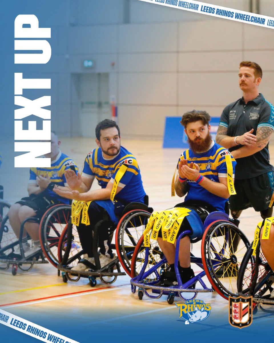 ✅ 𝔽𝕚𝕩𝕥𝕦𝕣𝕖 ℂ𝕠𝕟𝕗𝕚𝕣𝕞𝕖𝕕 Following their Challenge Trophy win over the weekend, it is now confirmed that our wheelchair side will take on @HerefordHarrie1 in the Wheelchair @TheChallengeCup Quarter Final!🦏 📅 Sat 27th April ⏰ KO-1pm 📍 York St John Sports Centre