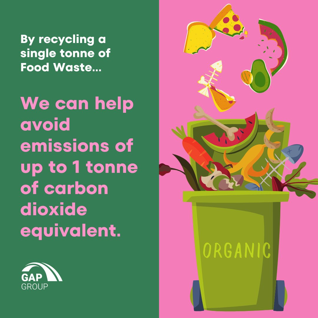 Simply by #recycling a single tonne of #FoodWaste, we can help avoid emissions of up to 1 tonne of carbon dioxide equivalent! 💨 

#co2 #food #gogreen #recycling #ourplanet #environment #savetheplanet #carbonfootprint